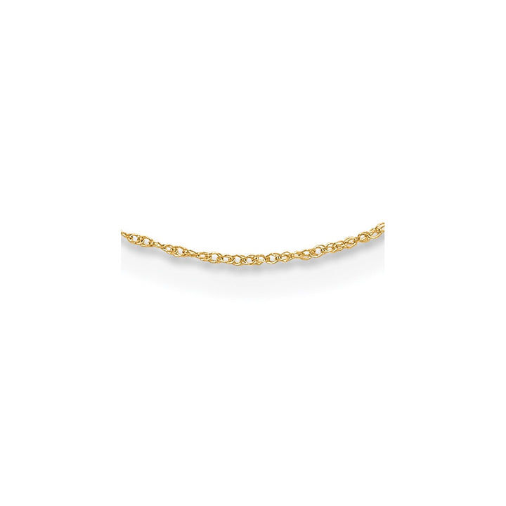 Gold 1mm Cable Chain, 13"