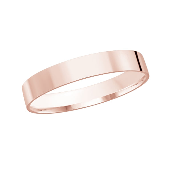 10K Classic Flat 2mm Width Gold Ring