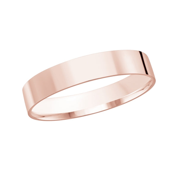 10K Classic Flat 3mm Width Gold Ring