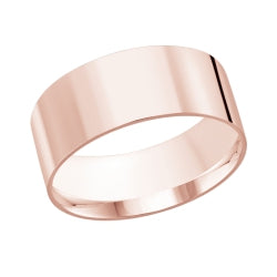 10K Classic Flat 9mm Width Gold Ring