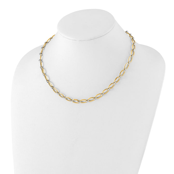 Gold 6.79mm Link, Other Necklace, 18"
