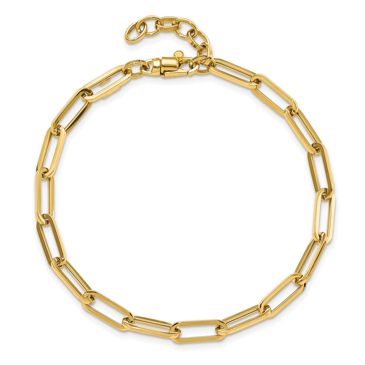 Gold 4.5mm Fashion Bracelet, 7.5"