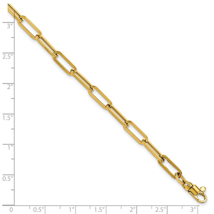 Gold 4.5mm Fashion Bracelet, 7.5"