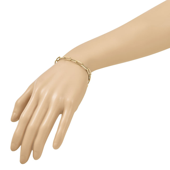 Gold 4.5mm Fashion Bracelet, 7.5"