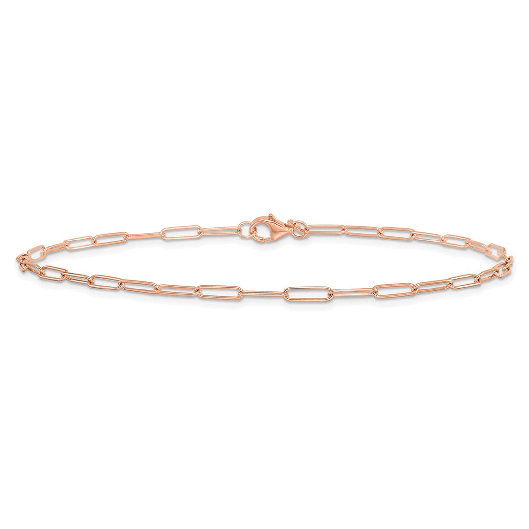 Gold 2.59mm Link, Other Anklet, 10