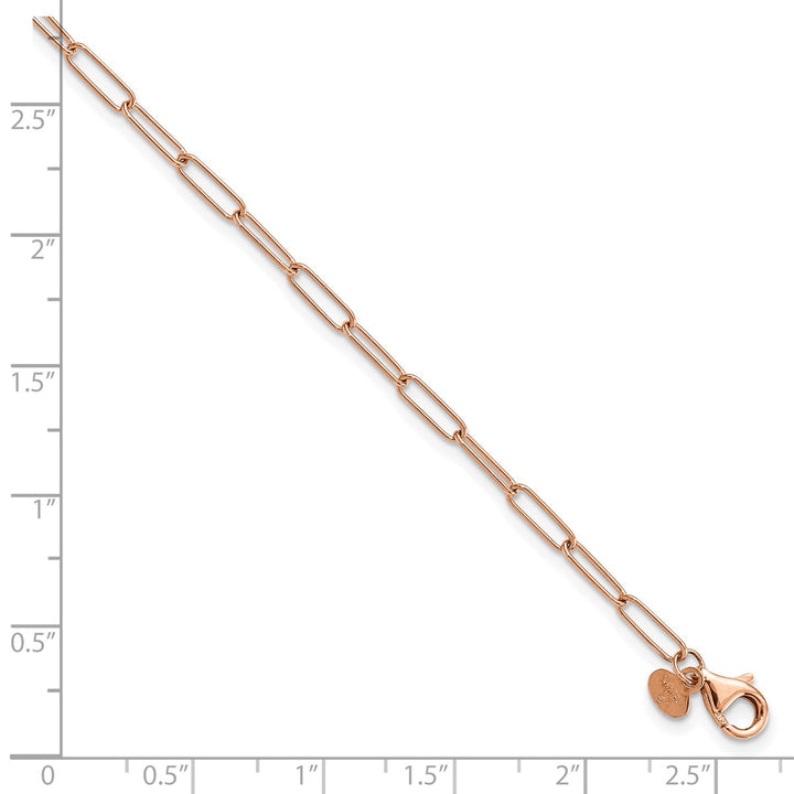 Gold 2.59mm Link, Other Anklet, 10"