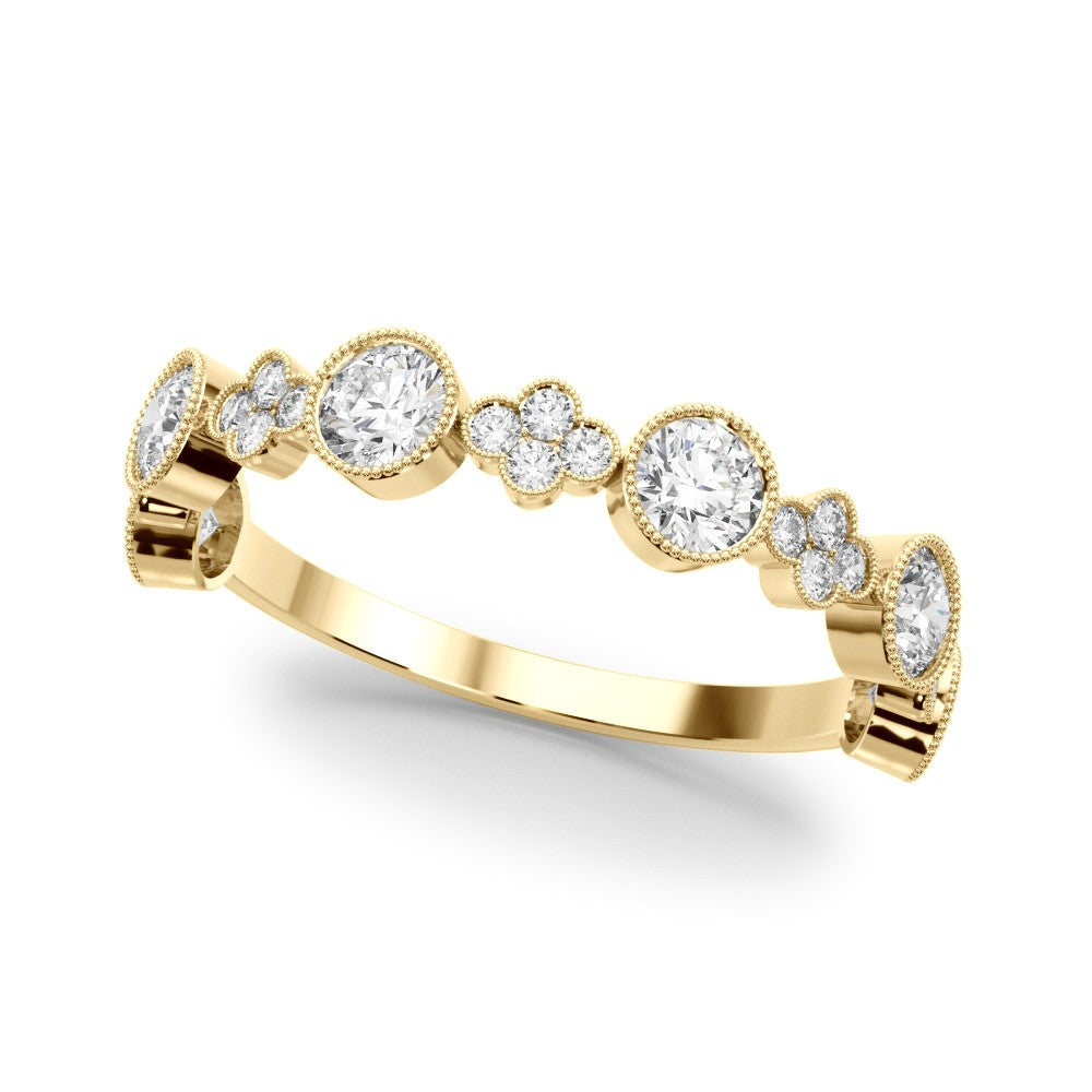 Alternating Shaped Stackable Ring