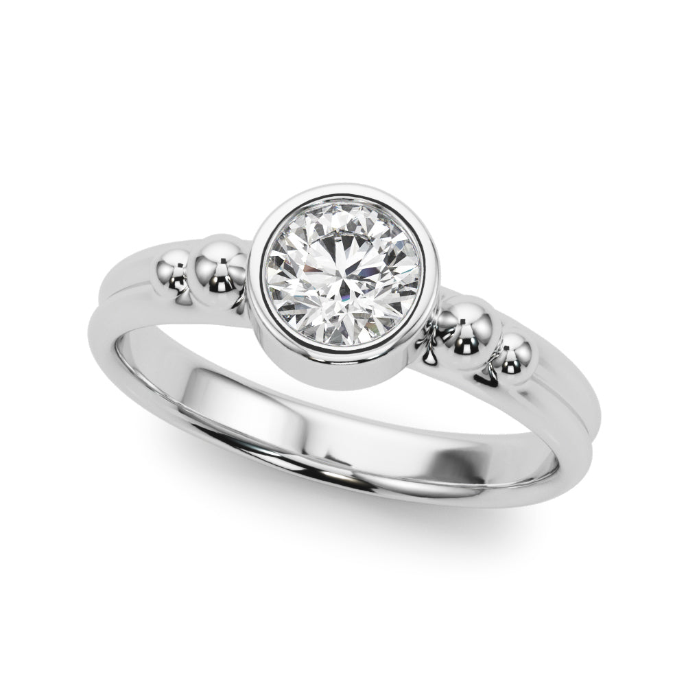 0.50CT Bezel Set Fashion Ring