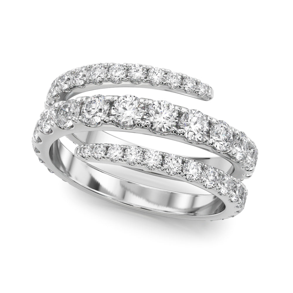 1.55CT Split Shank Swirl Ring