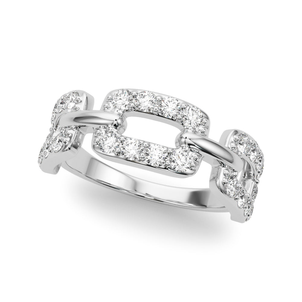 0.78CT Lab-Grown Diamond Chain Fashion Ring
