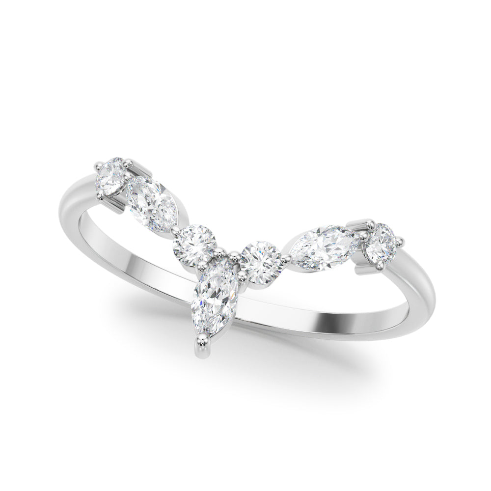85221 Marquise & Round Band