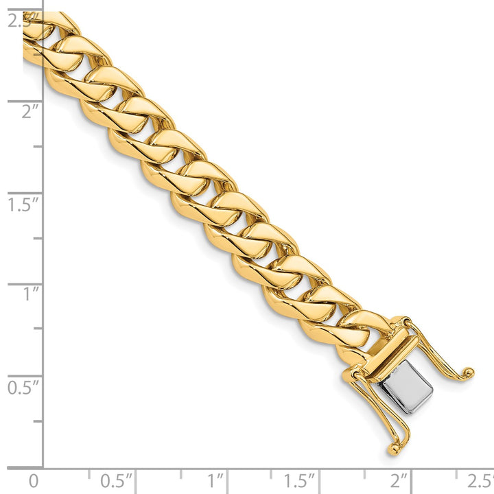 Gold 8.5mm Curb Chain, 20"
