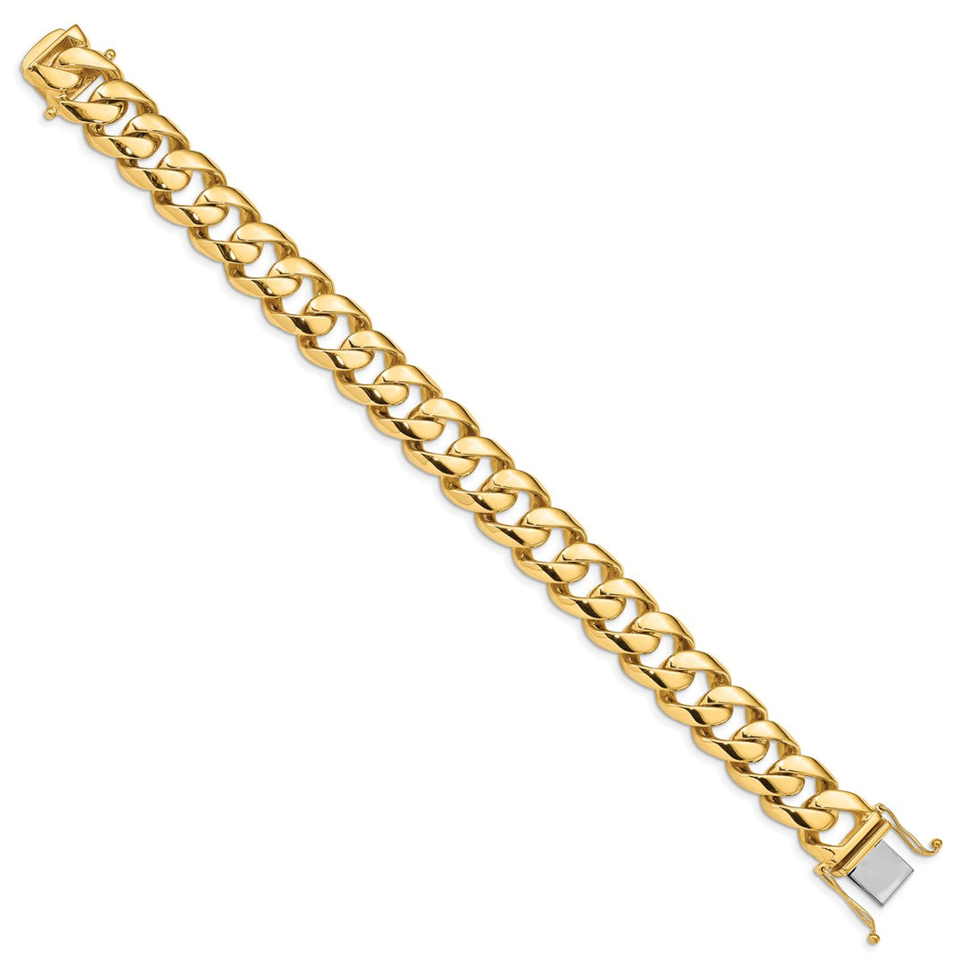 Gold 16.15mm Curb Bracelet, 1
