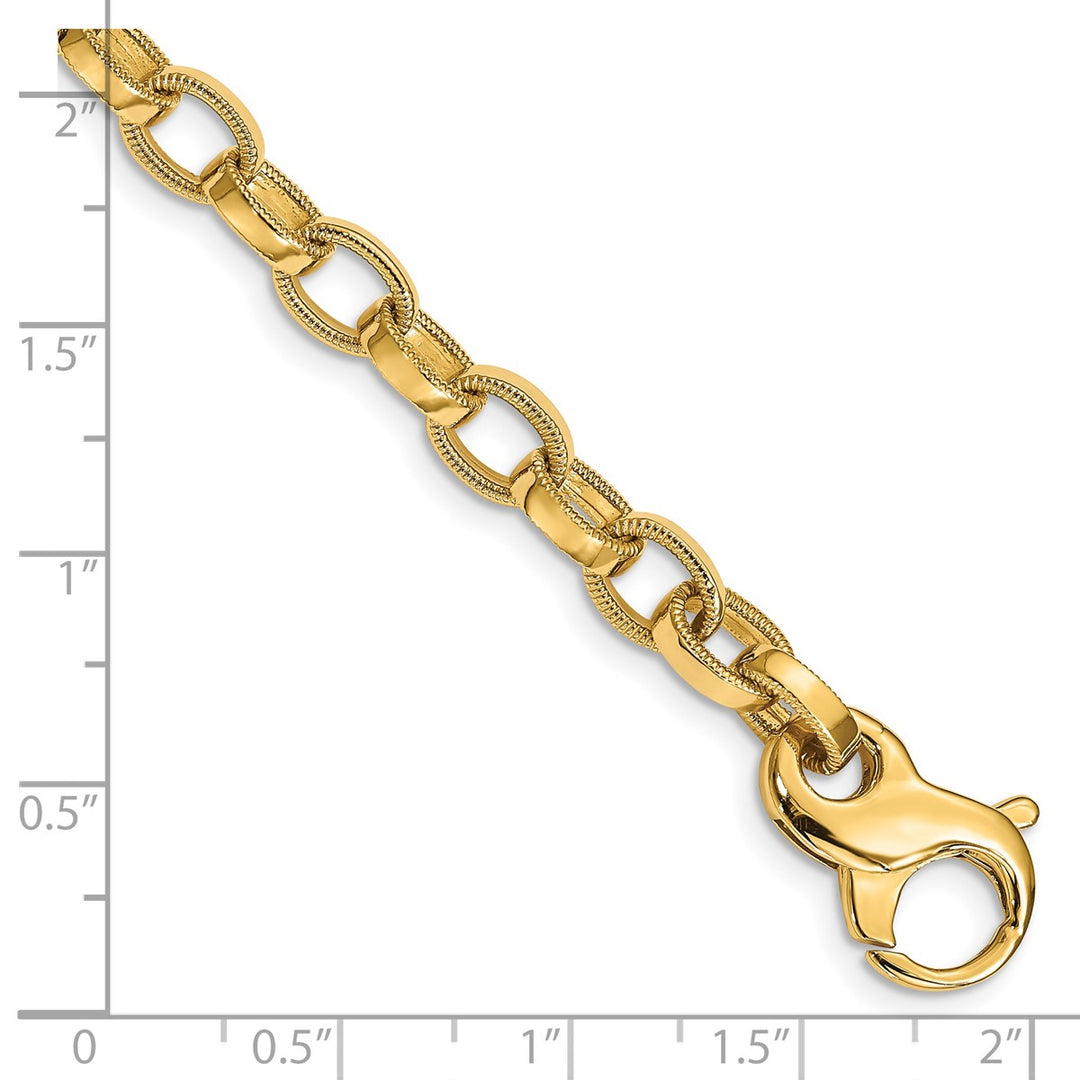 Gold 6.2mm Fancy Chain, 1
