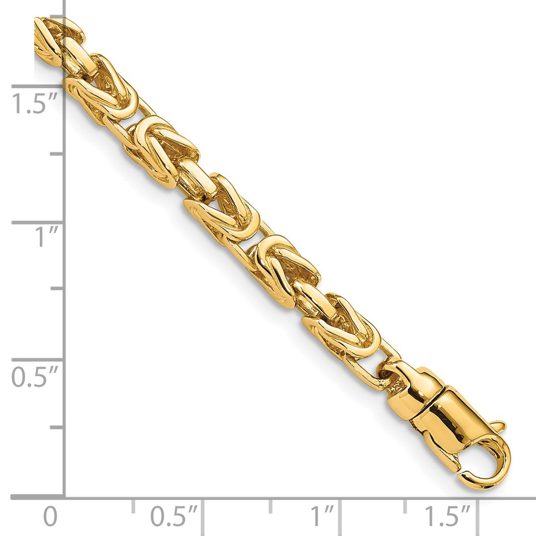 Gold 4.1mm Byzantine Chain, 1