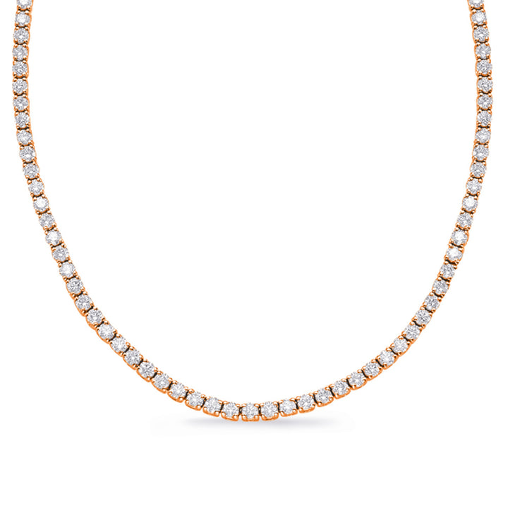 STUNNING GOLD DIAMOND NECKLACE