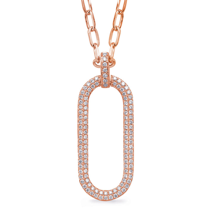 0.73 ctw. Elegant GOLD DIAMOND NECKLACE