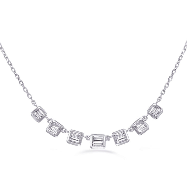 0.42 ctw. Elegant Gold Diamond Necklace