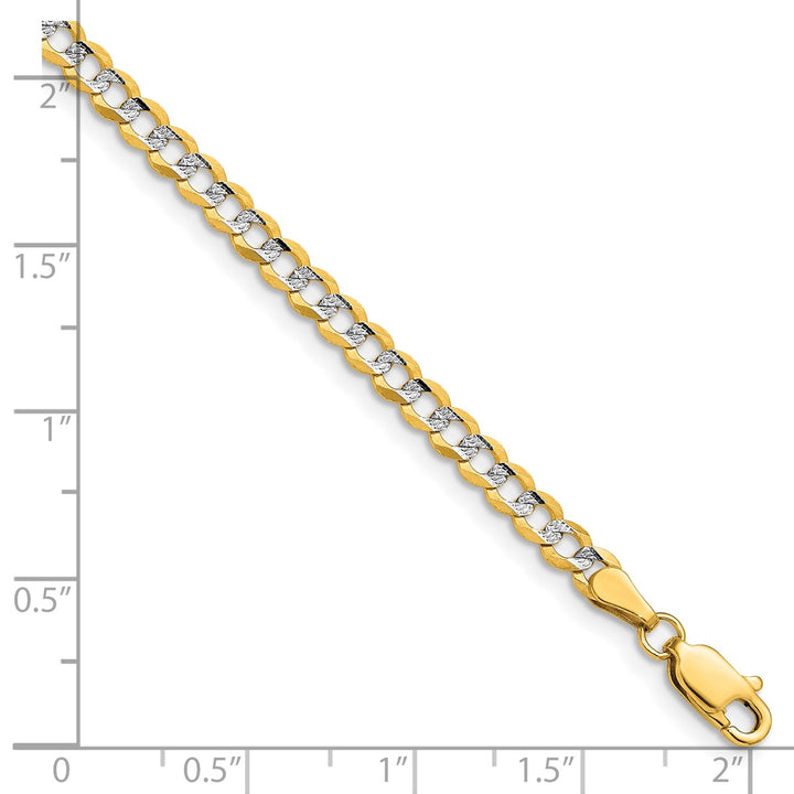 Gold 3.7mm Cuban Chain, 7"