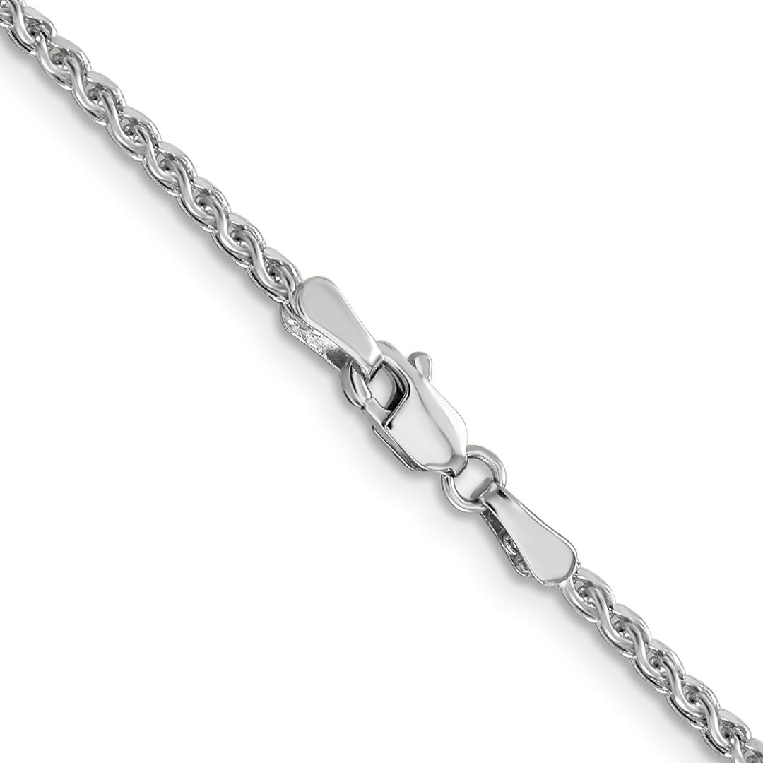 Gold 2.1mm Spiga (Wheat) Chain, 14
