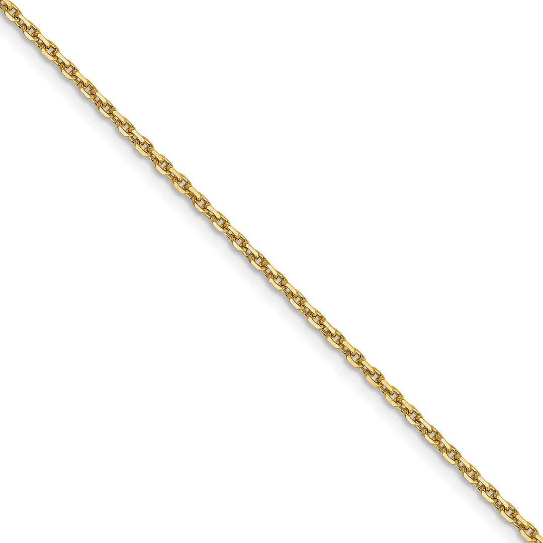 Gold 1.4mm Cable Chain, 100