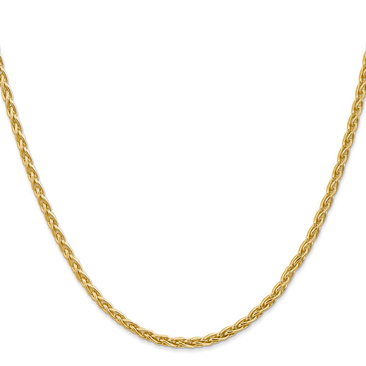 Gold 3mm Spiga (Wheat) Chain, 16"