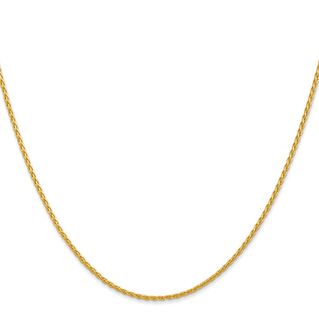 Gold 1.5mm Spiga (Wheat) Chain, 16