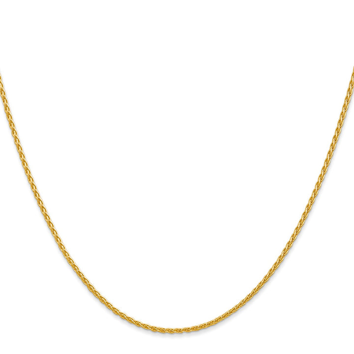 Gold 1.5mm Spiga (Wheat) Chain, 16"