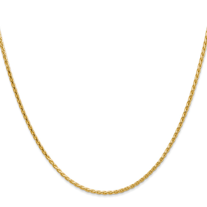 Gold 1.6mm Spiga (Wheat) Chain, 16"