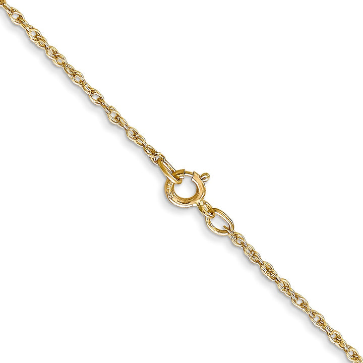 Gold 0.8mm Rope Chain, 16"