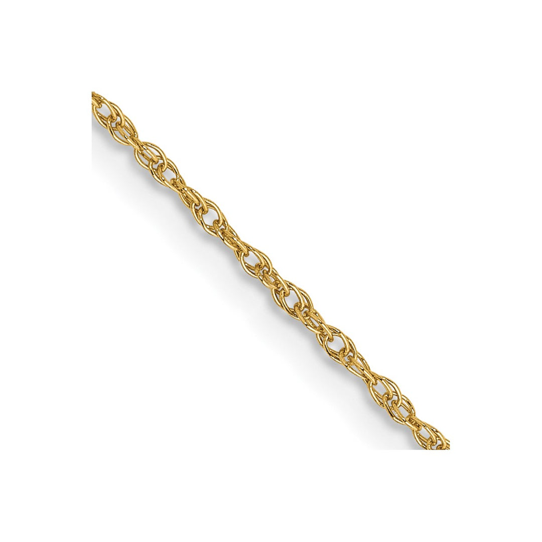 Gold 0.8mm Rope Chain, 16"