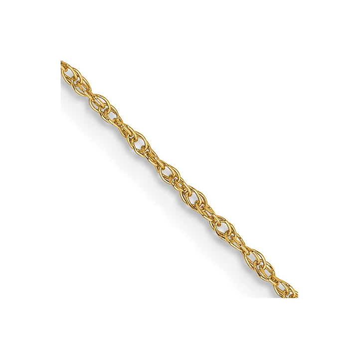 Gold 0.8mm Rope Chain, 16"
