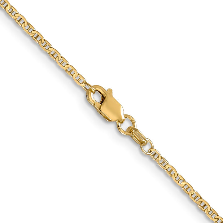 Gold 1.5mm Anchor Chain, 16"
