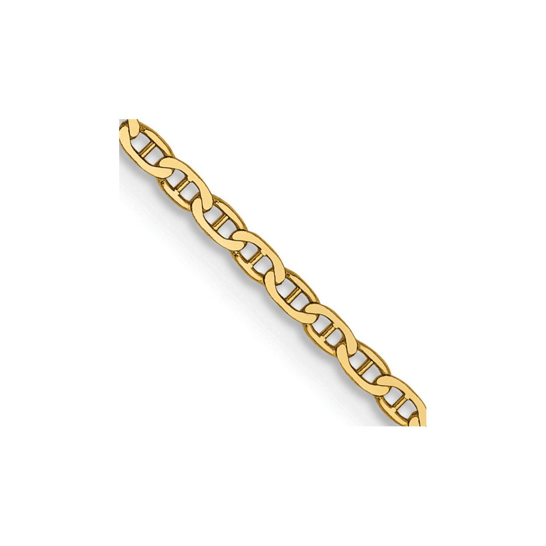 Gold 1.5mm Anchor Chain, 16"