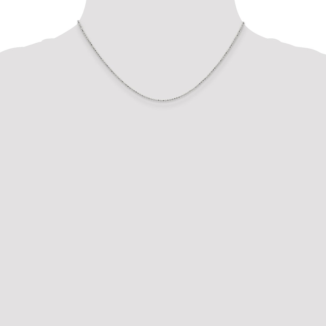 Gold 1.2mm Ball (Beaded) Chain, 16