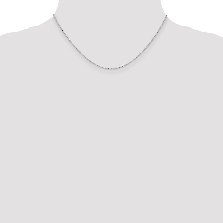 Gold 1.2mm Ball (Beaded) Chain, 16"