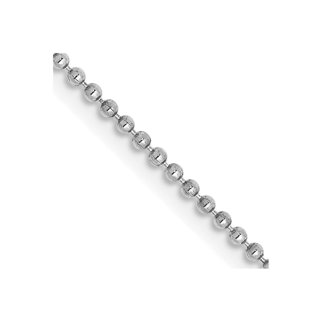 Gold 1.2mm Ball (Beaded) Chain, 16"