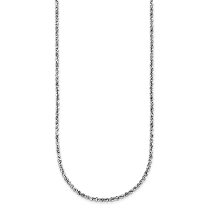 Platinum 2.2mm Rope Chain, 16"