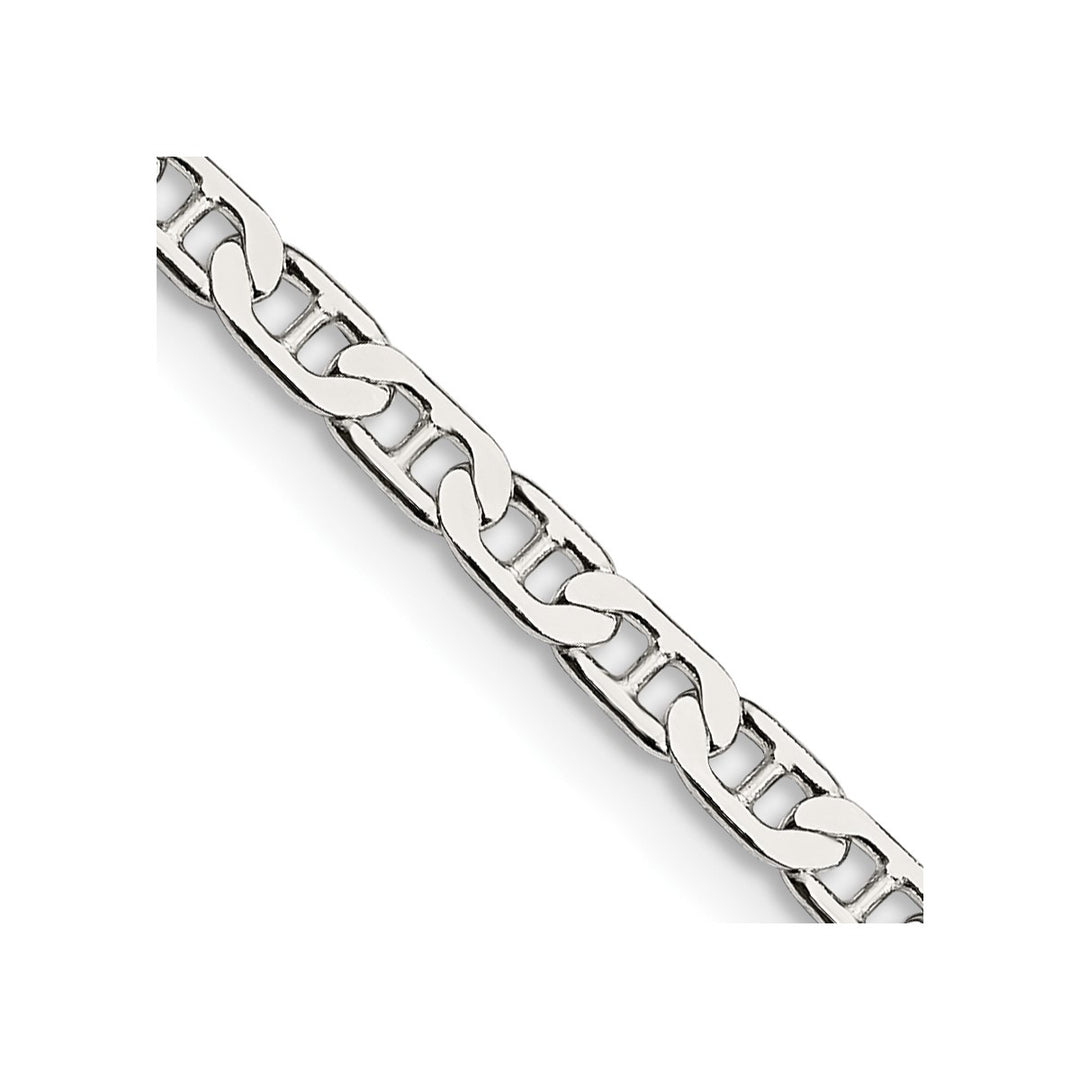 Sterling Silver 3mm Anchor Chain, 16"