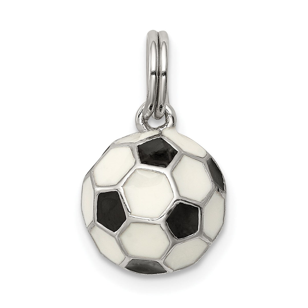 Enameled Soccer Ball Charm