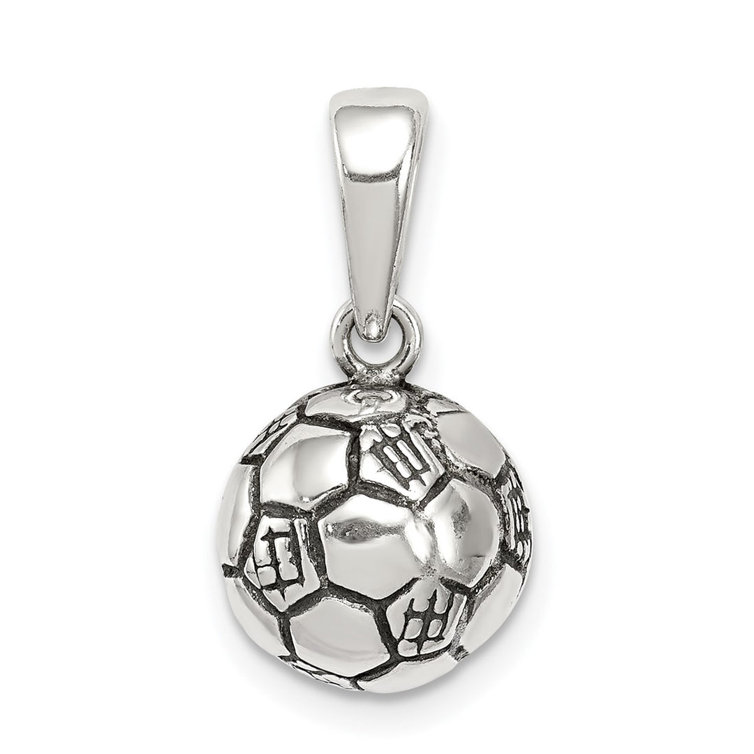 Antiqued Soccer Ball Pendant