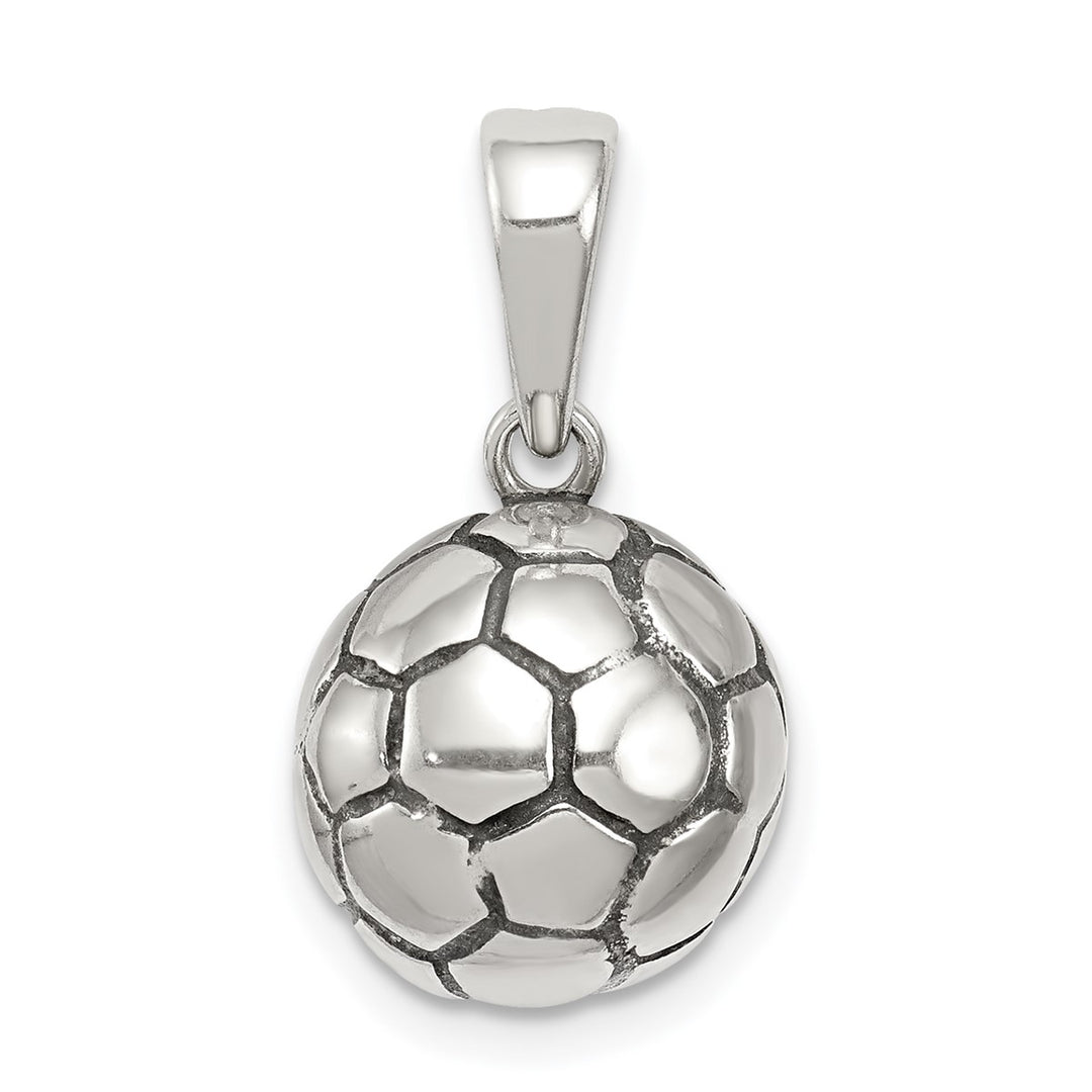 Antiqued Soccer Ball Pendant