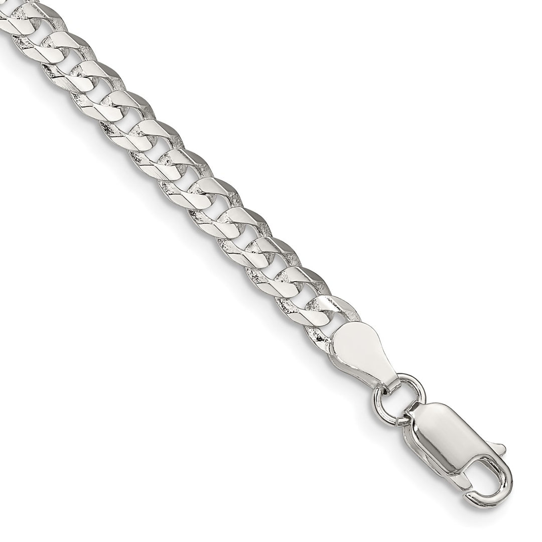 Sterling Silver 4.5mm Curb Bracelets, 7"