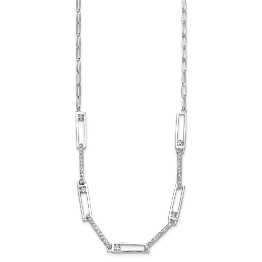 Sterling Silver 2.8mm Paperclip Necklace, 18