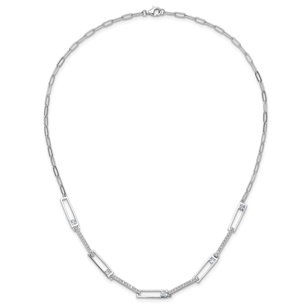 Sterling Silver 2.8mm Paperclip Necklace, 18