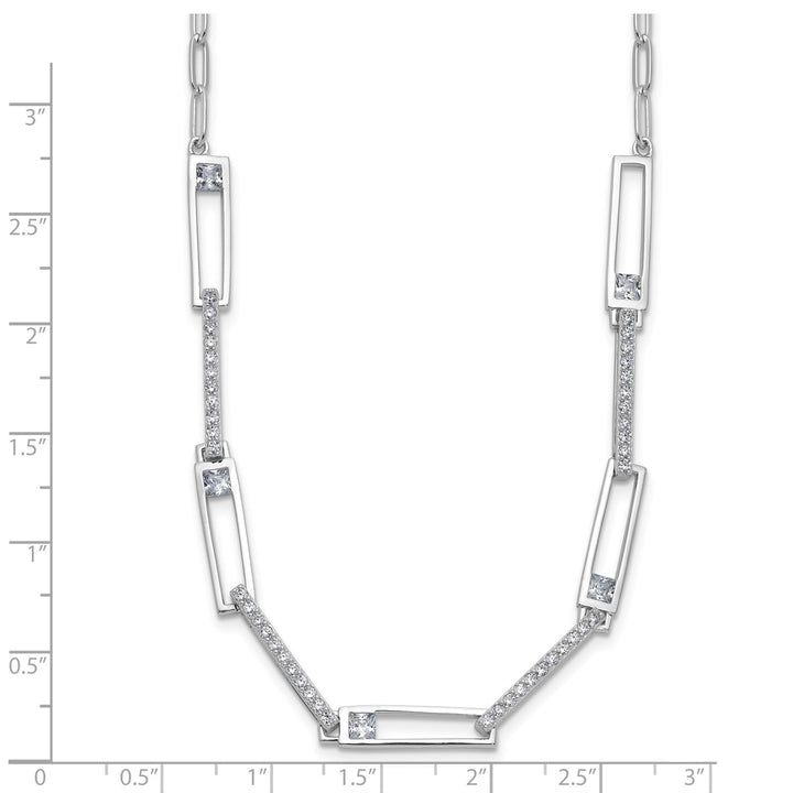 Sterling Silver 2.8mm Paperclip Necklace, 18"