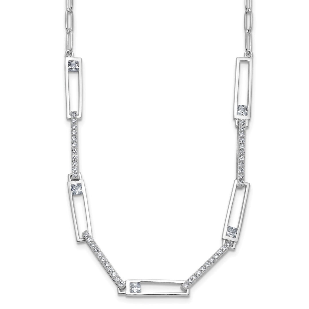Sterling Silver 2.8mm Paperclip Necklace, 18