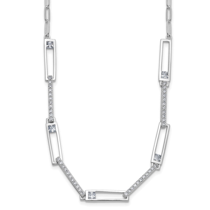 Sterling Silver 2.8mm Paperclip Necklace, 18"
