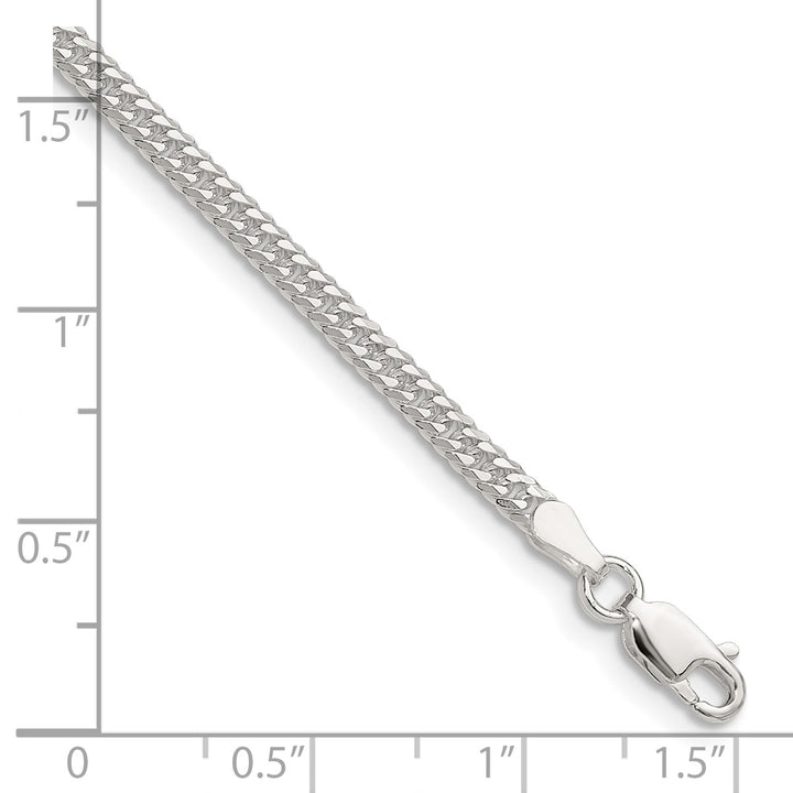 Sterling Silver 3mm Curb Bracelets, 7"