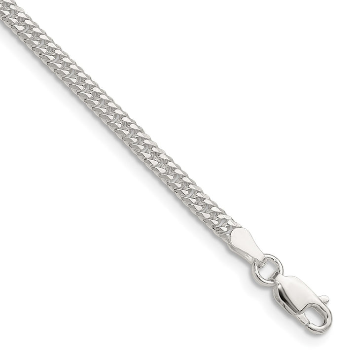 Sterling Silver 3mm Curb Bracelets, 7"